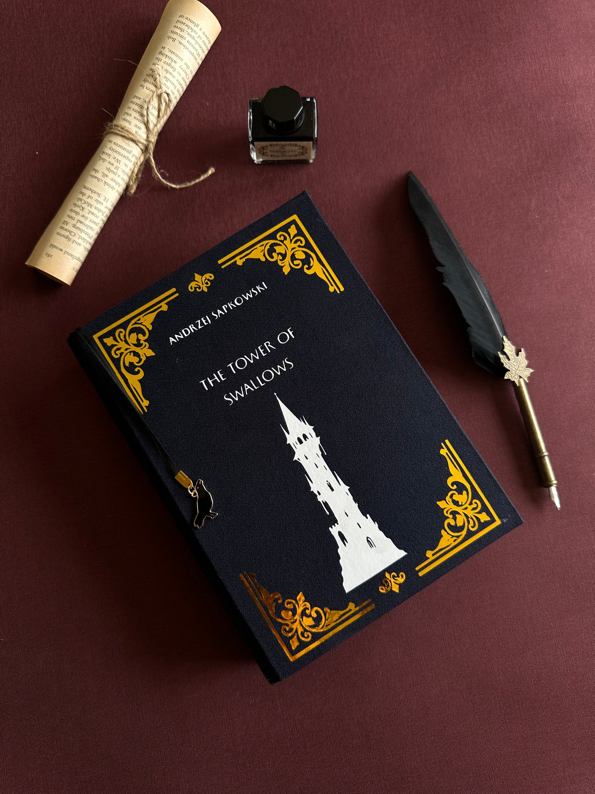 The Tower of Swallows custom hardcover rebind