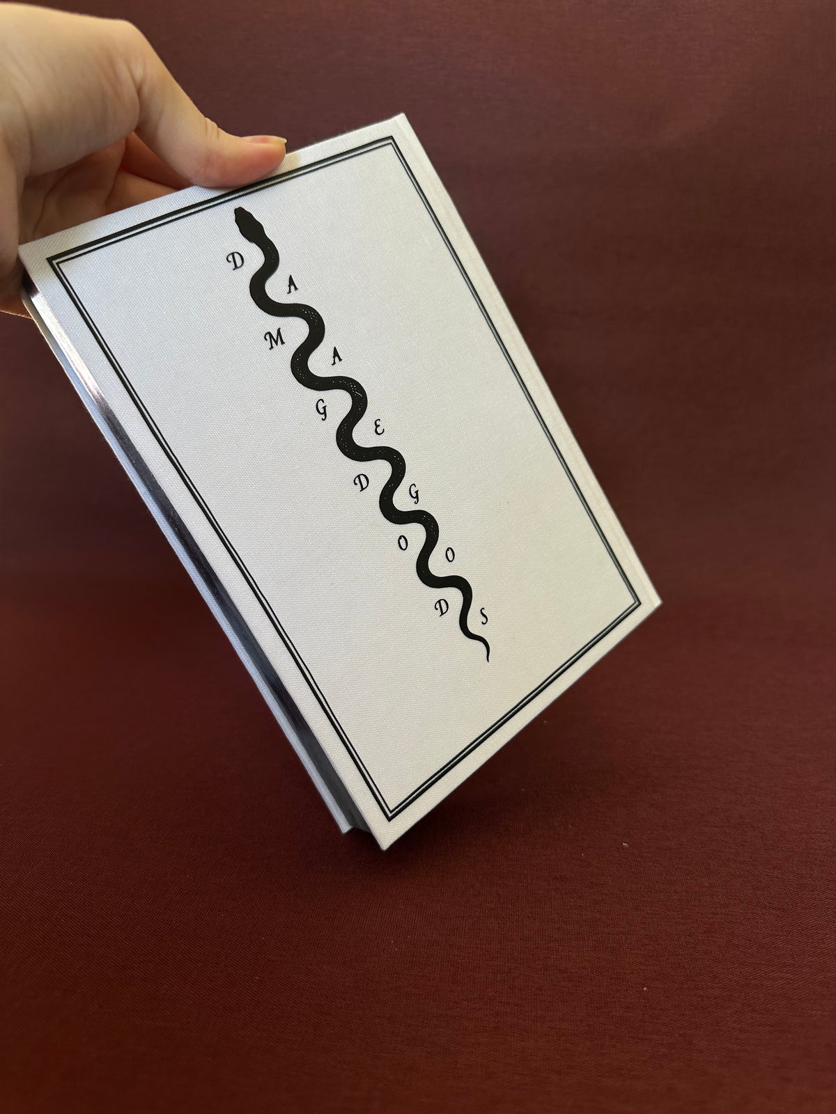 Damaged Goods custom hardcover rebind