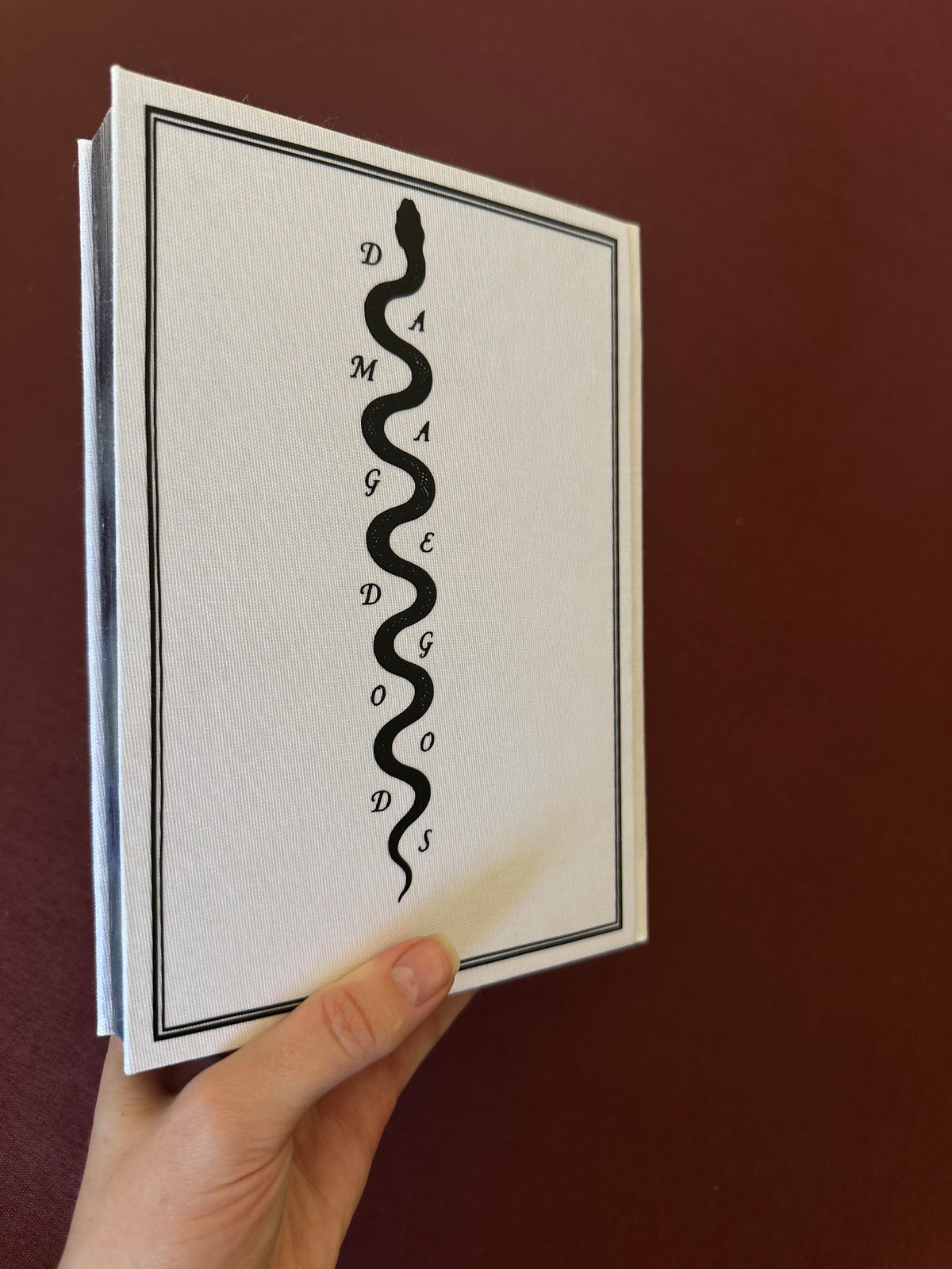 Damaged Goods custom hardcover rebind