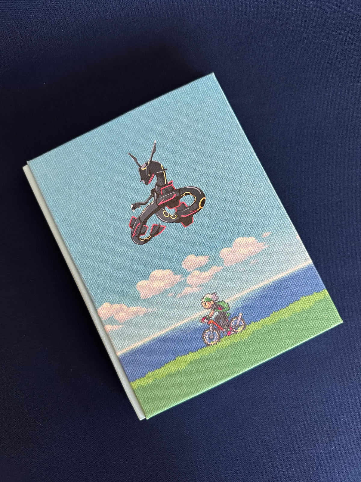 Pokémon Rayquaza notebook custom hardcover rebind