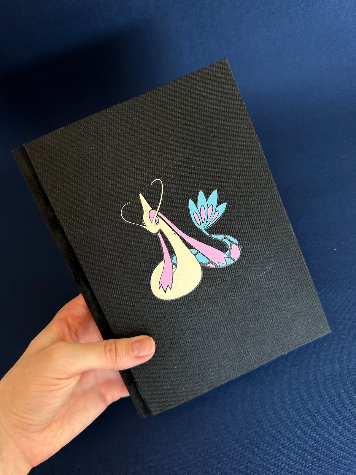 Pokémon Milotic notebook custom hardcover rebind