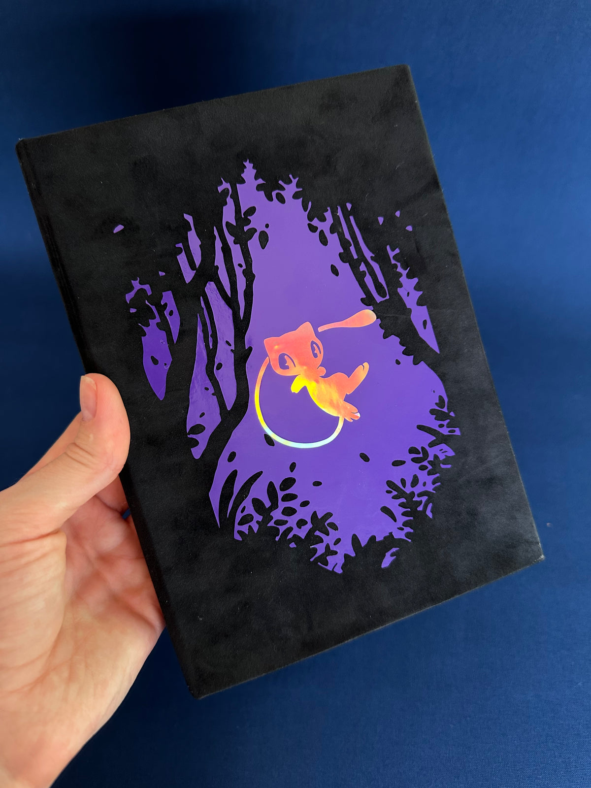Pokémon Mew notebook custom hardcover rebind