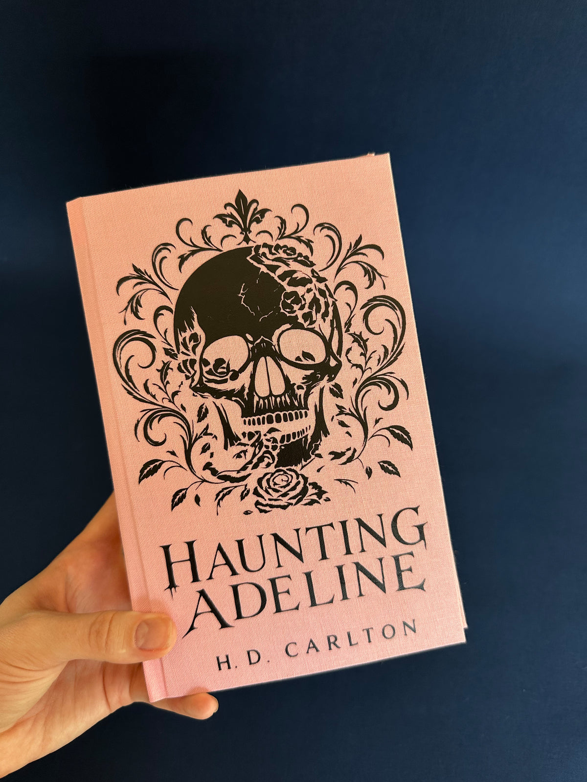 Haunting Adeline custom hardcover rebind