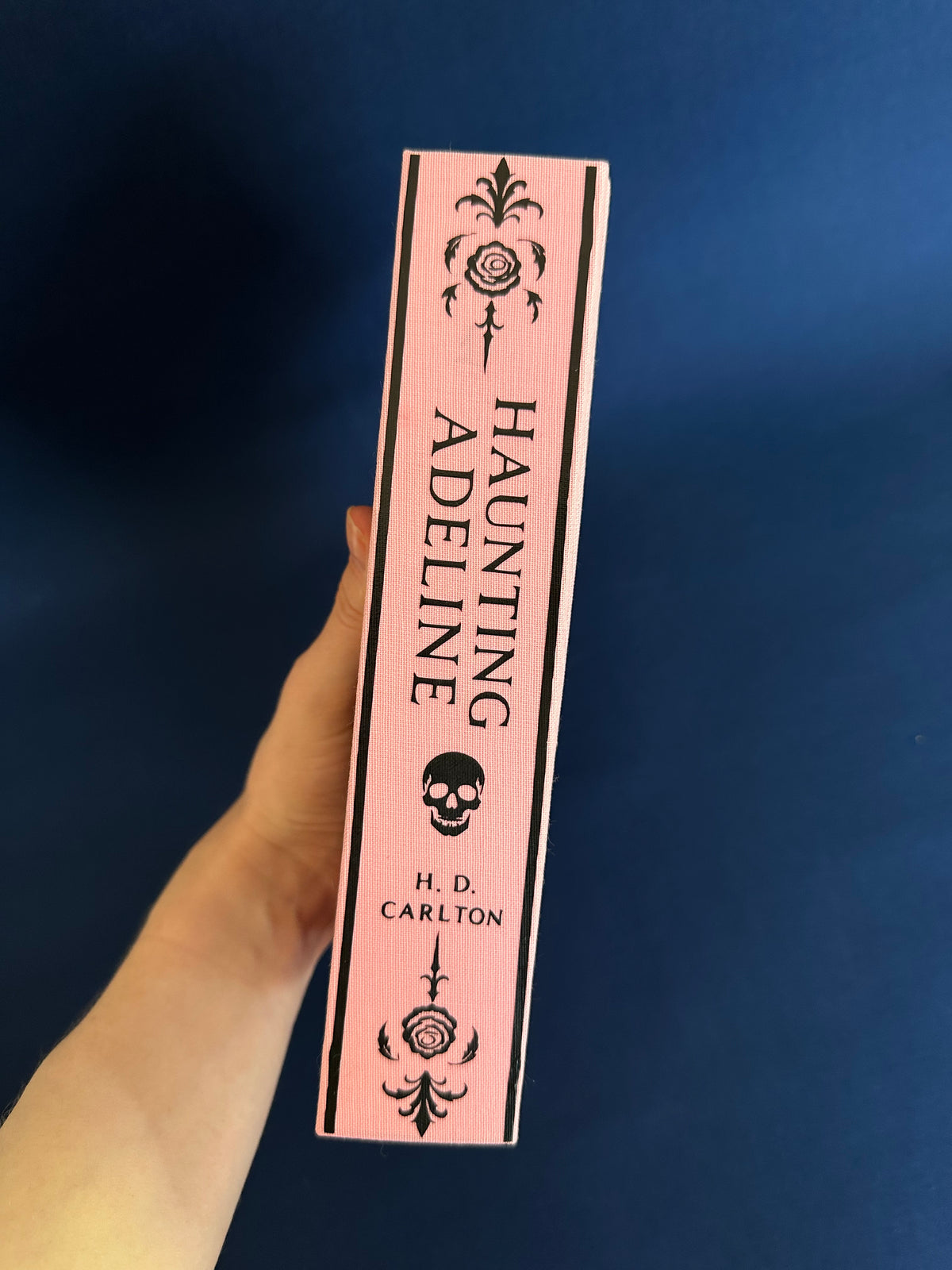 Haunting Adeline custom hardcover rebind