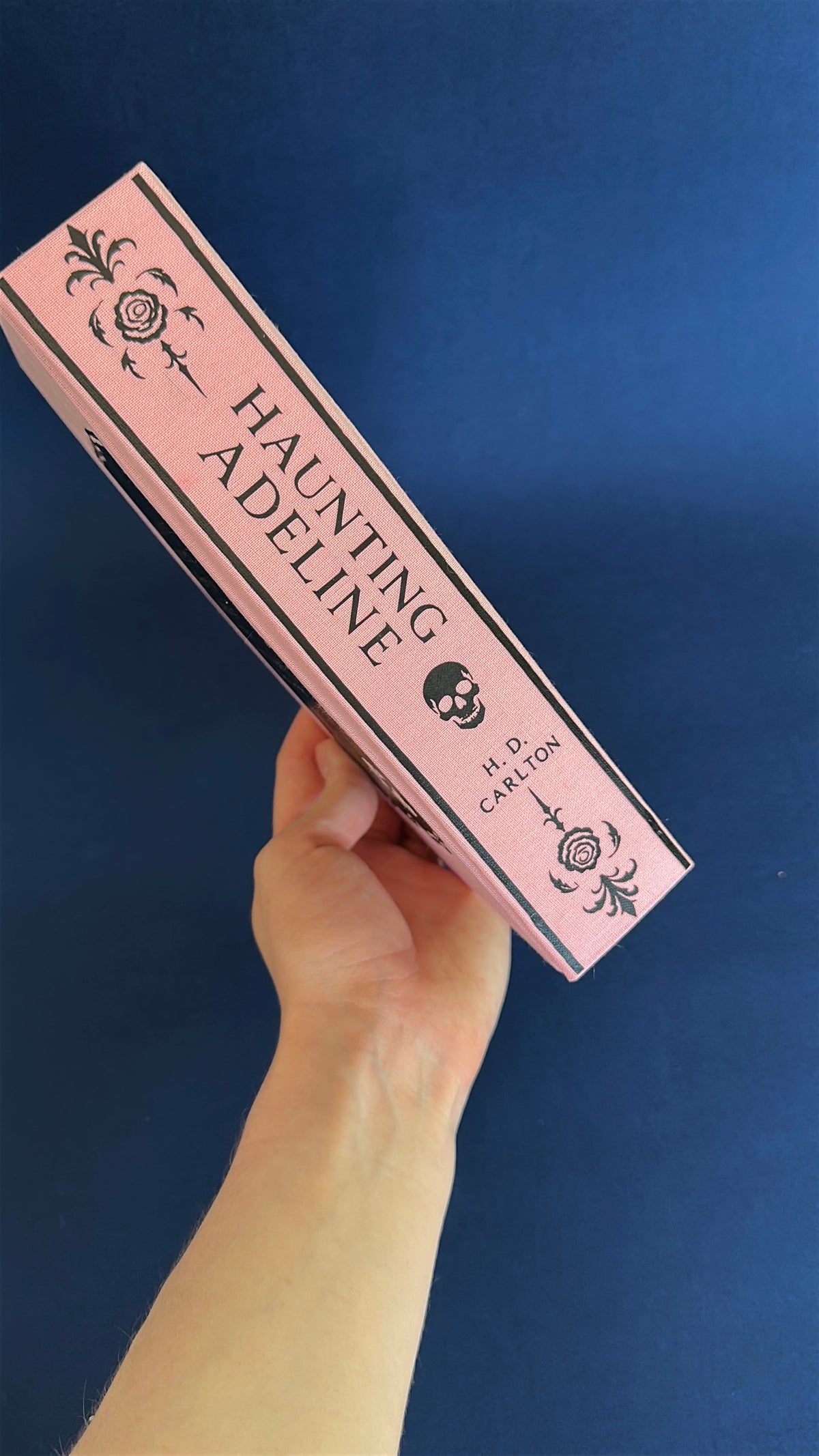 Haunting Adeline custom hardcover rebind
