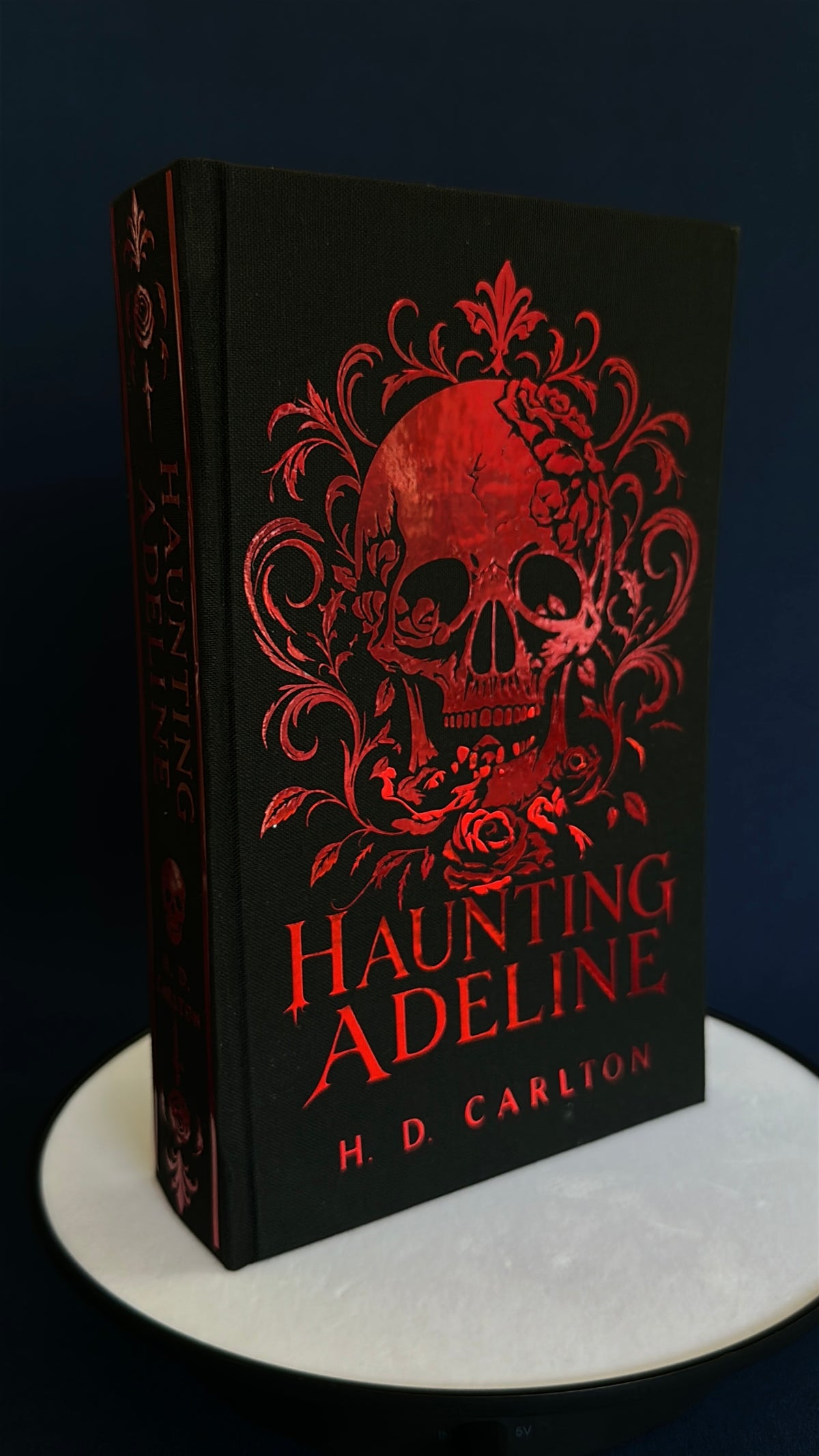 Haunting Adeline custom hardcover rebind