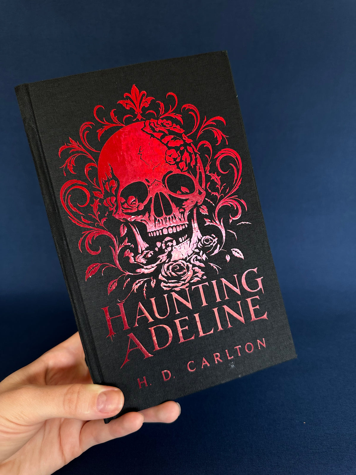 Haunting Adeline custom hardcover rebind