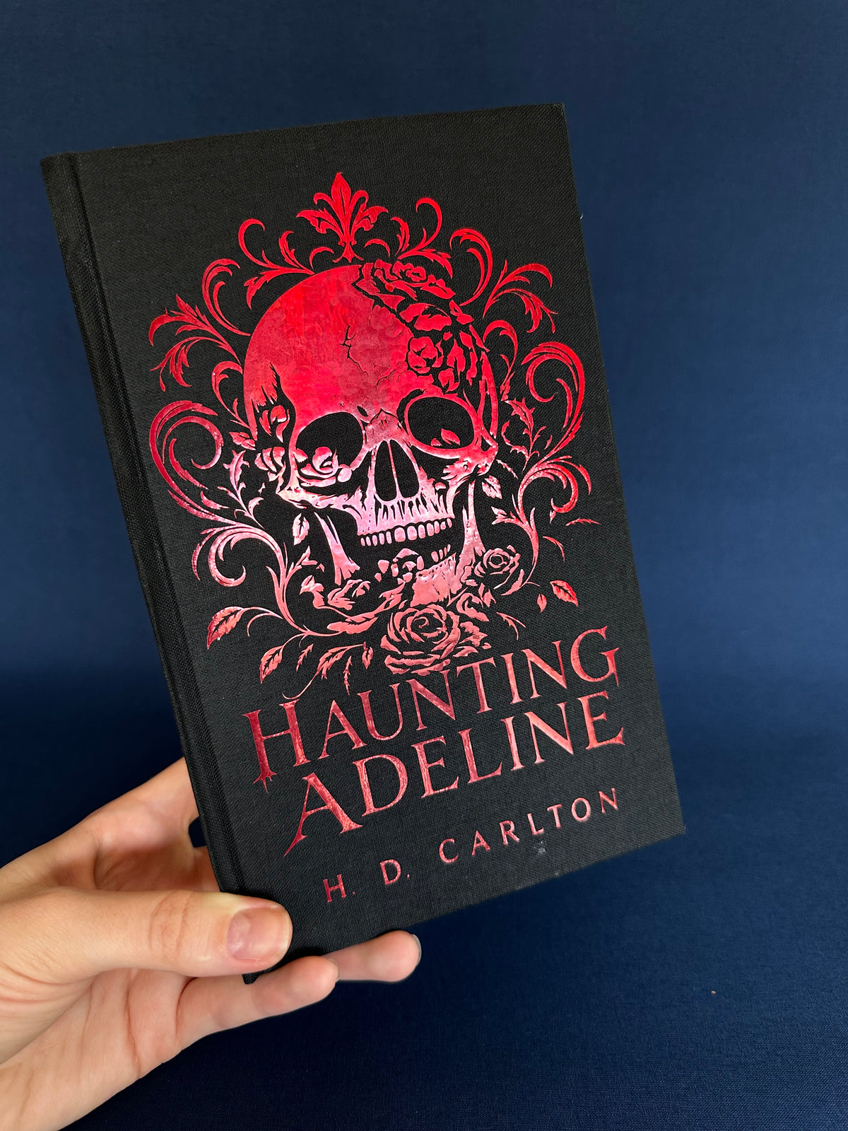 Haunting Adeline custom hardcover rebind