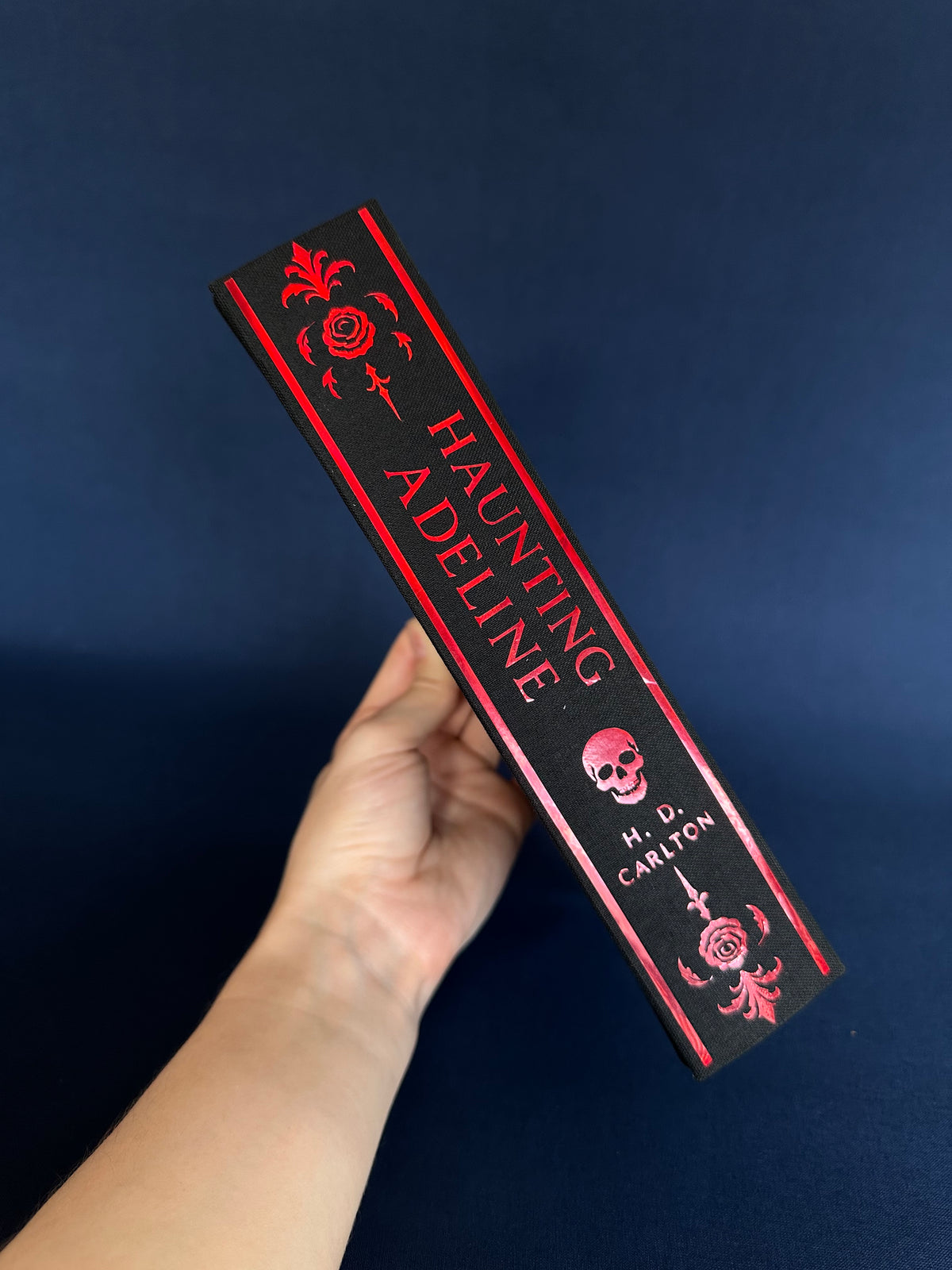 Haunting Adeline custom hardcover rebind