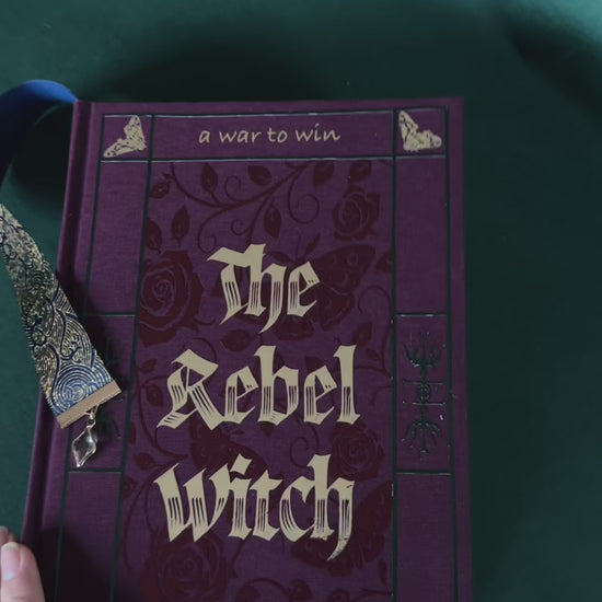 The Rebel Witch custom hardcover rebind video