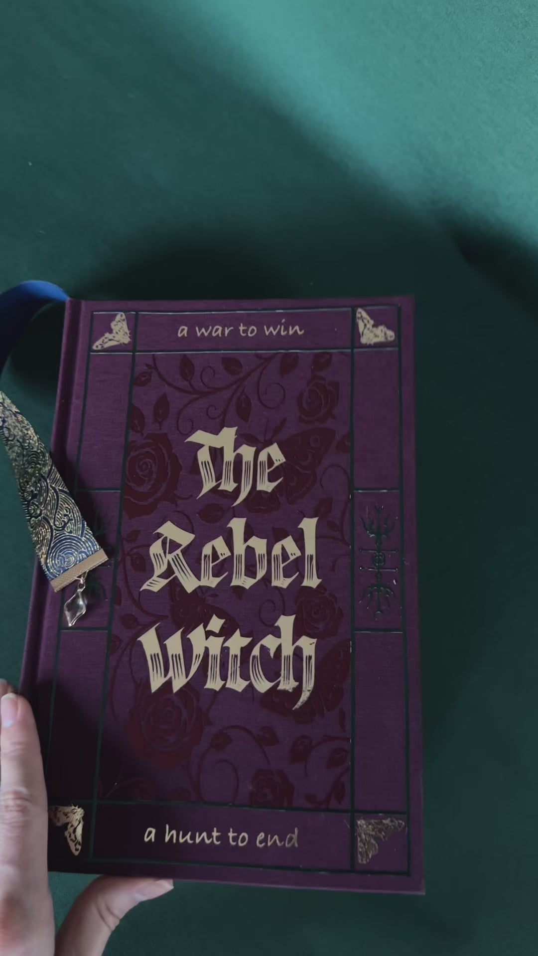 The Rebel Witch custom hardcover rebind video