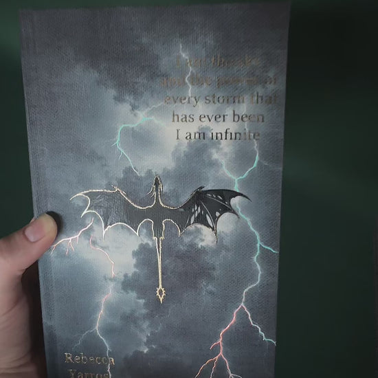 Fourth Wing custom hardcover rebind video