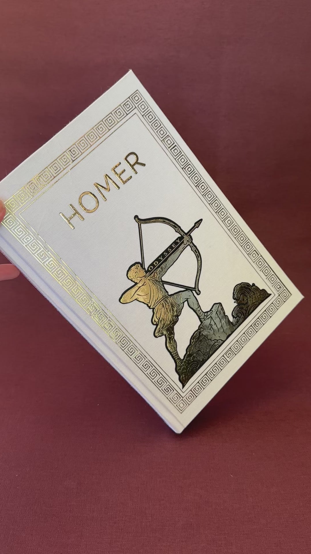 The Odyssey custom hardcover rebind video