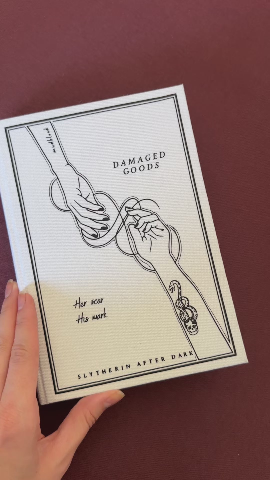 Damaged Goods custom hardcover rebind video